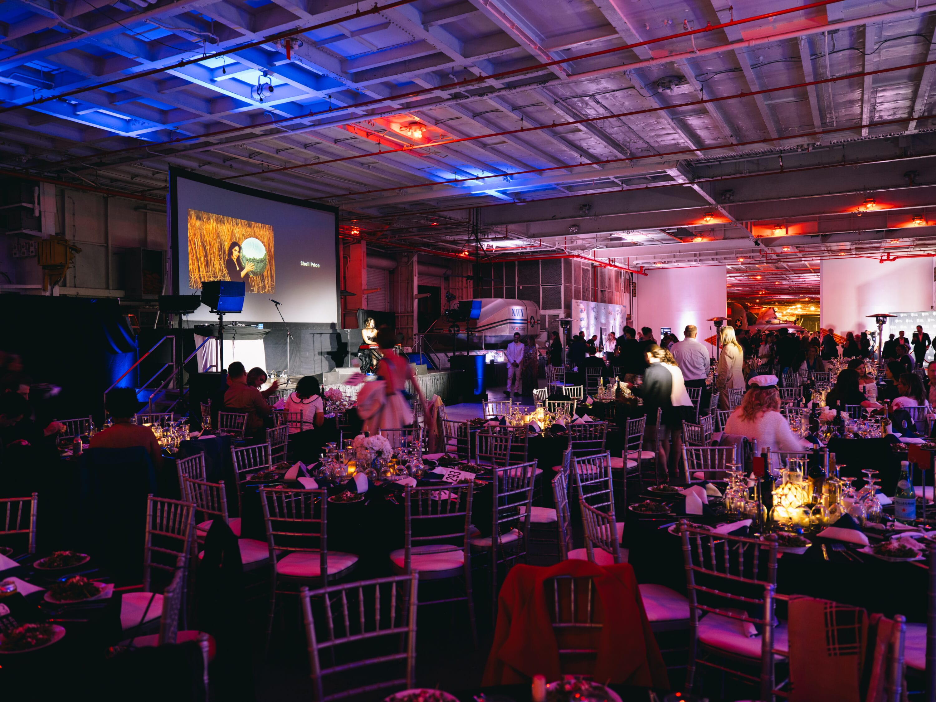 Interior of gala venue